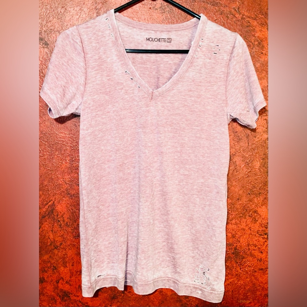 NWT! Mouchette Distressed Tops